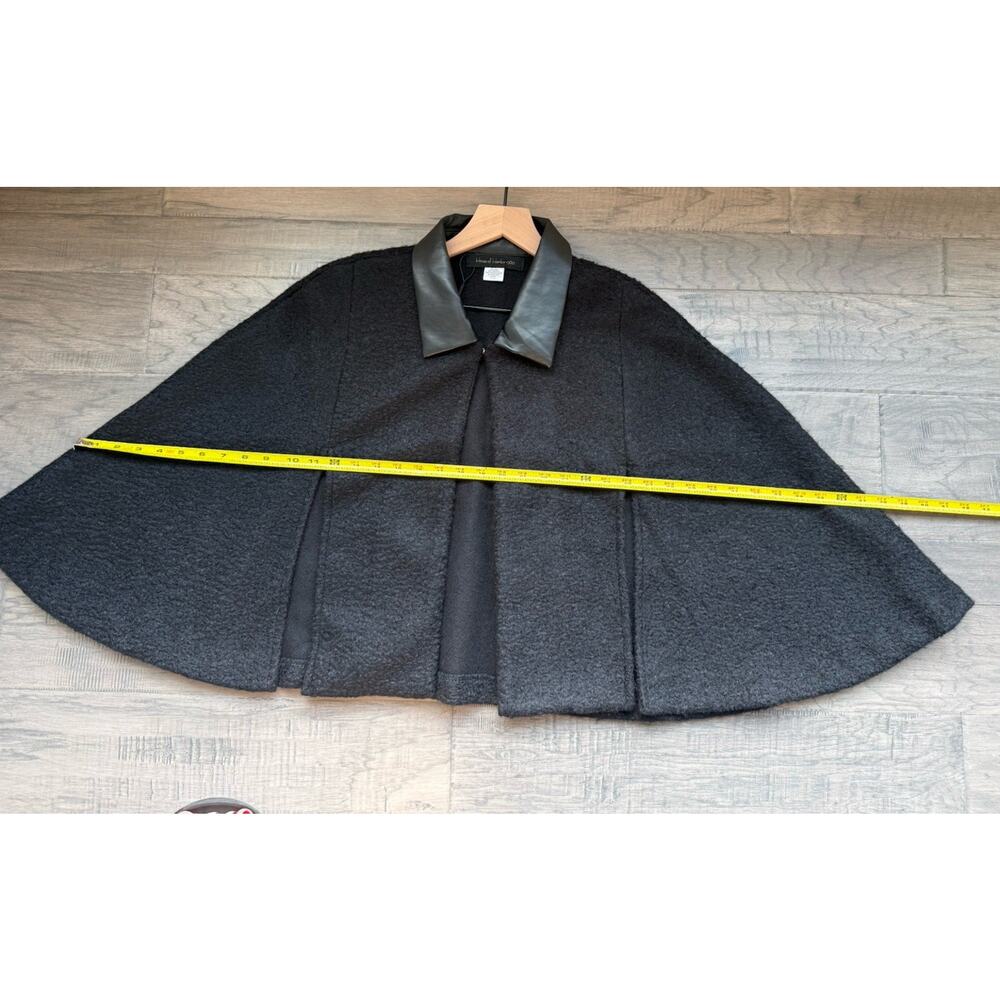 House of Harlow 1960 Women's Capelet with Leather Collar - One Size Fits All - Picture 7 of 9